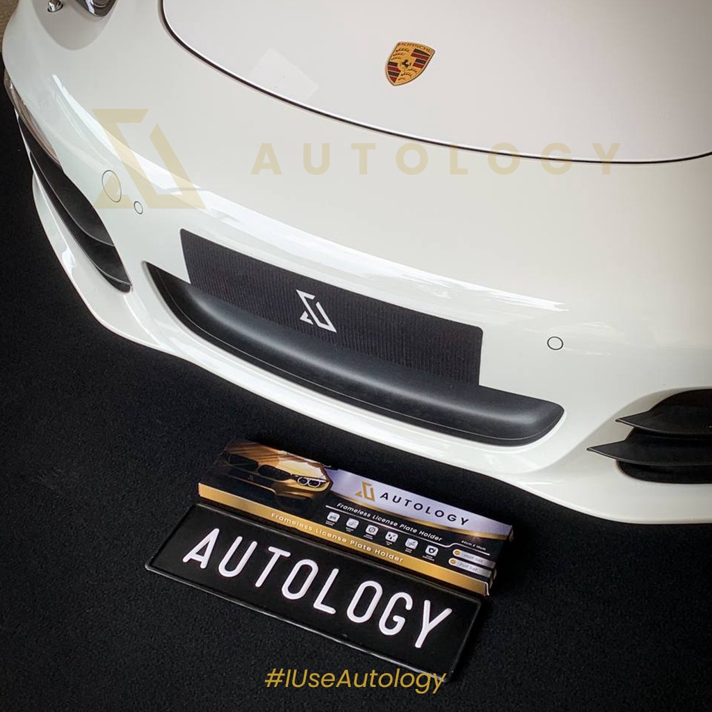 Autology License Plate Holder | Dudukan Plat Nomor Mobil Model Frameless (Tanpa Frame)