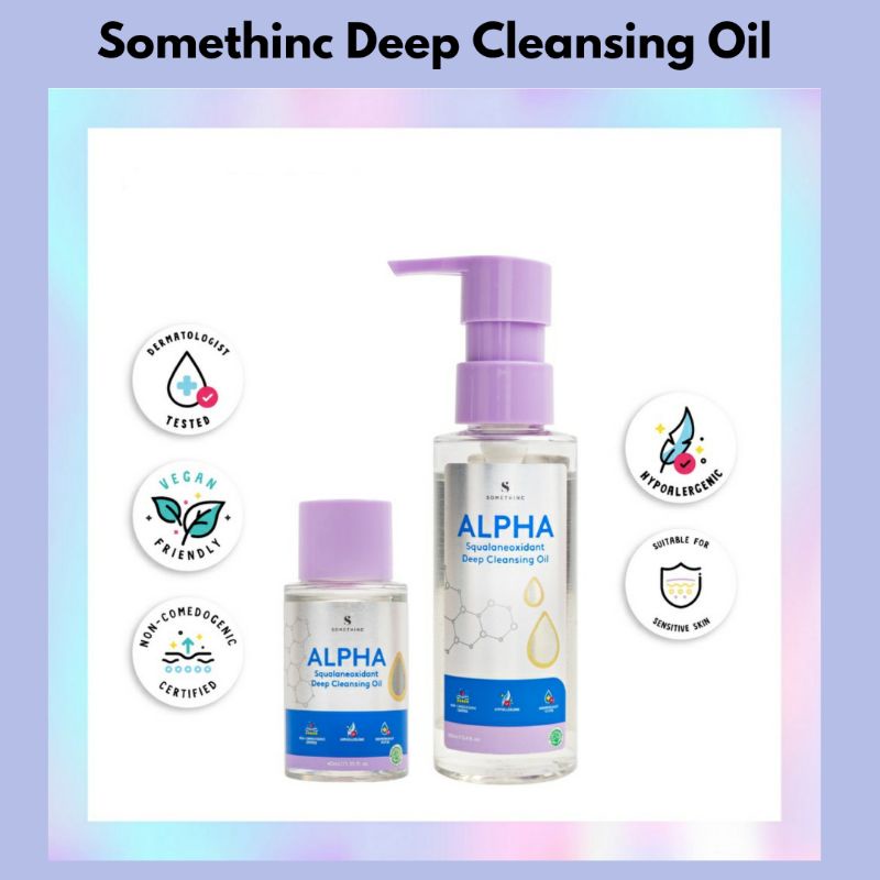 Somethinc Alpha Squalaneoxidant Deep Cleansing Oil