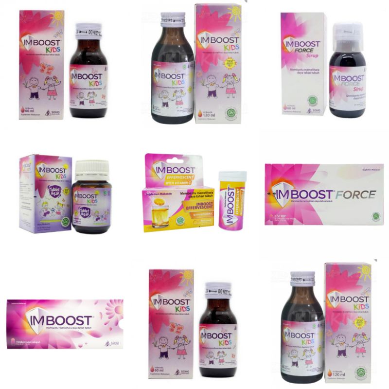Imboost Kids syrup / imboost force syrup / imboost tablet / imboost effervicen anak/