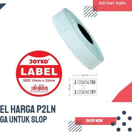 

Update Label joyko 2 baris P2LN Slop ISI 10 ,.