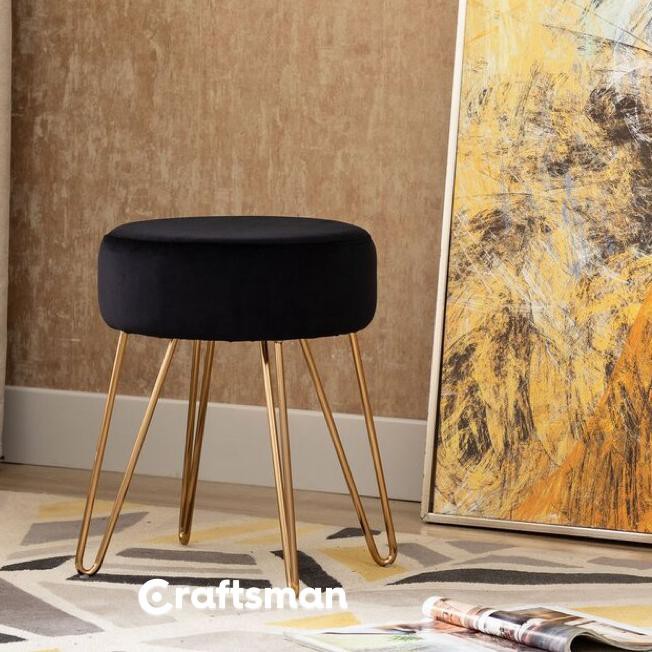 ♦ Stool bulat / kursi samping / bangku minimalis - Acalypha ➫