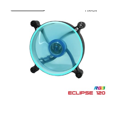 Fan / Kipas Gaming Imperion FA-G12-03 Eclipse 120mm, 7-Colour Ring RGB