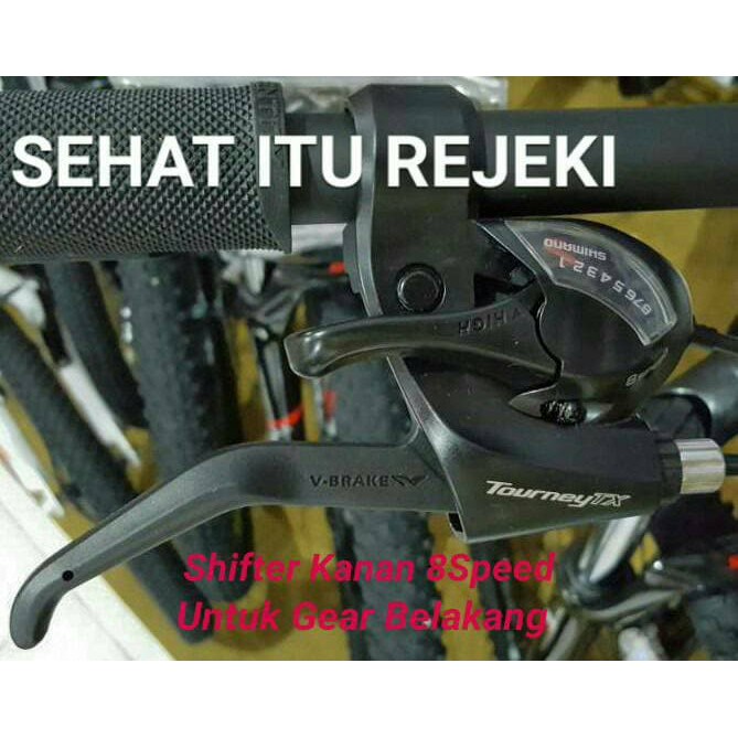 shimano tourney 8 speed shifter