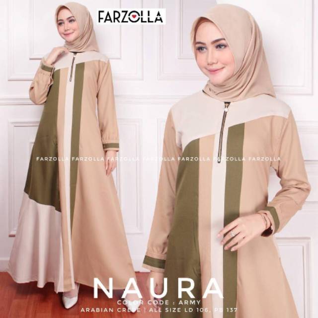Gamis Wanita Naura Original Farzolla
