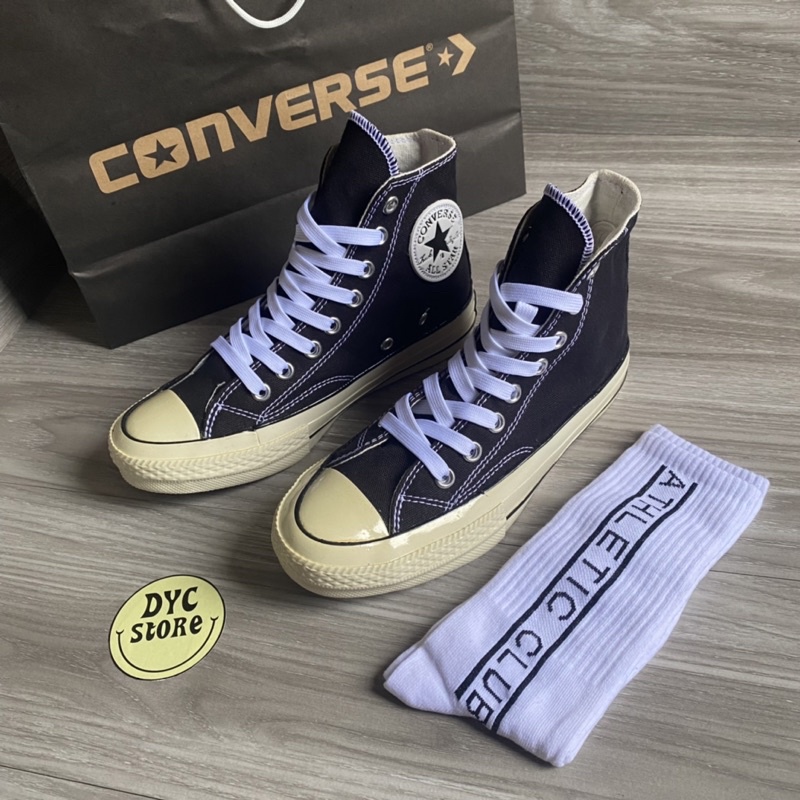 SEPATU CONVERSE HI SERIES HIGH QUALITY PREMIUM | SEPATU SEKOLAH PRIA WANITA BLACK WHITE