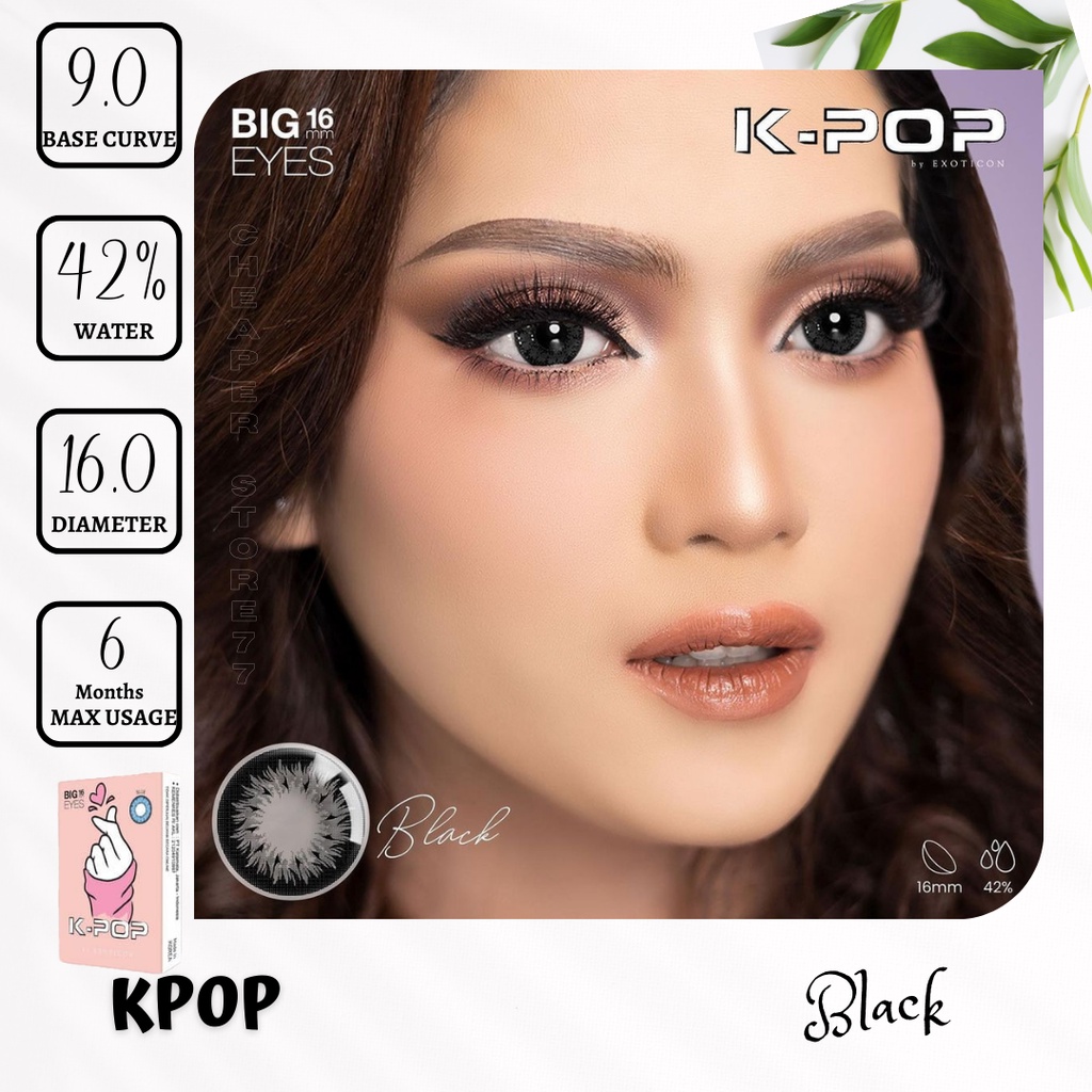 SOFTLENS X2 KPOP | K-POP | K POP MINUS (-0.50 sd-2.75) DIA. 16.00 mm | BEST SELLER BIG EYES