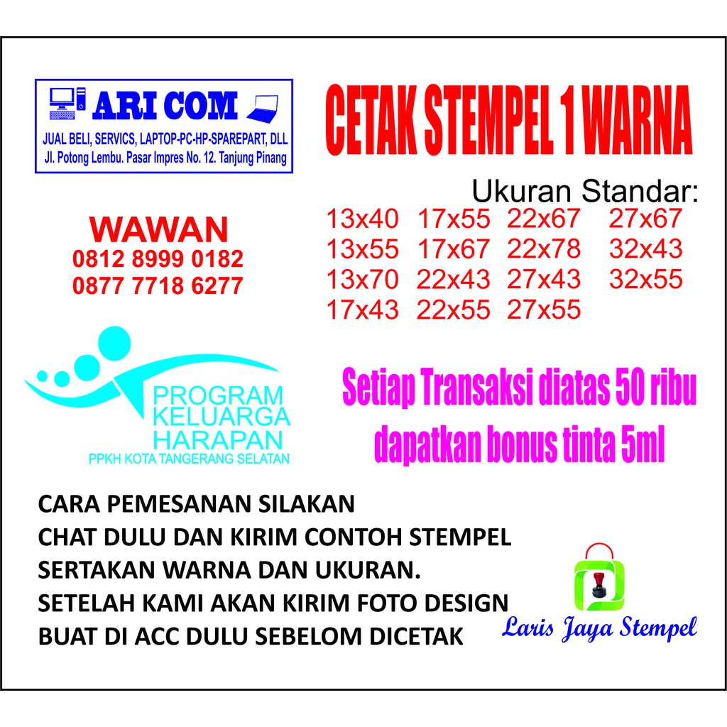 

Stempel 1 warna