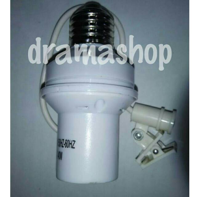 Fiting Fitting Rumah Lampu Sensor Cahaya Otomatis