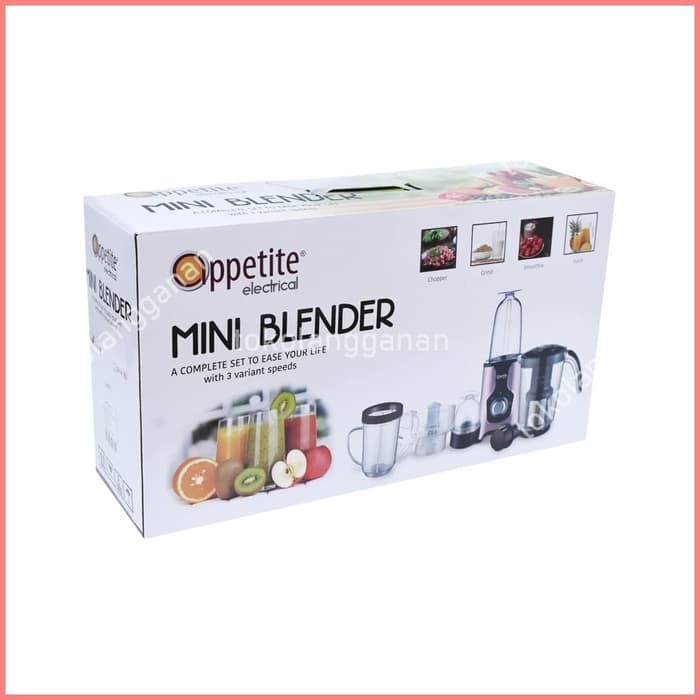 BIG SALE Appetite Electrical Nada Set Mini Blender 6 Pcs - Gold