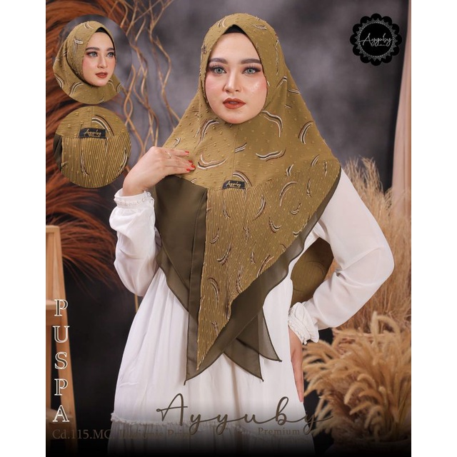 JILBAB HIJAB PUSPA ORI AYYUBY BAHAN CERUTI ARMANY