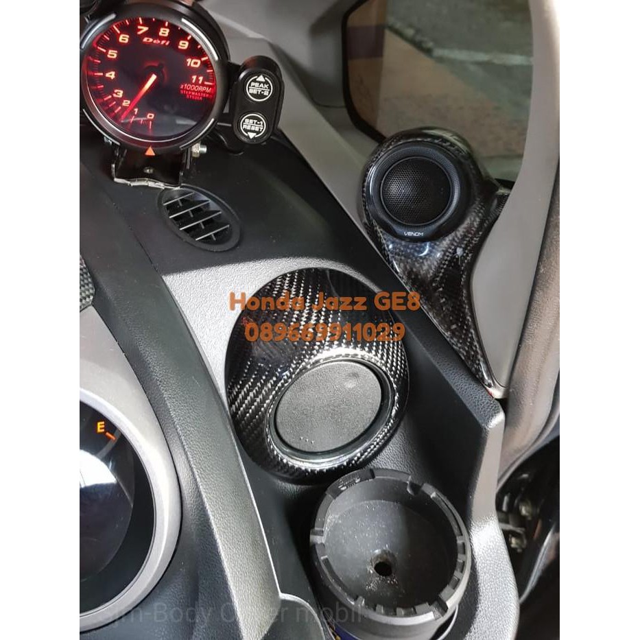 *Otomotif* Cover Panel Ac Carbon Kevlar Honda Jazz 2012-up Ge8