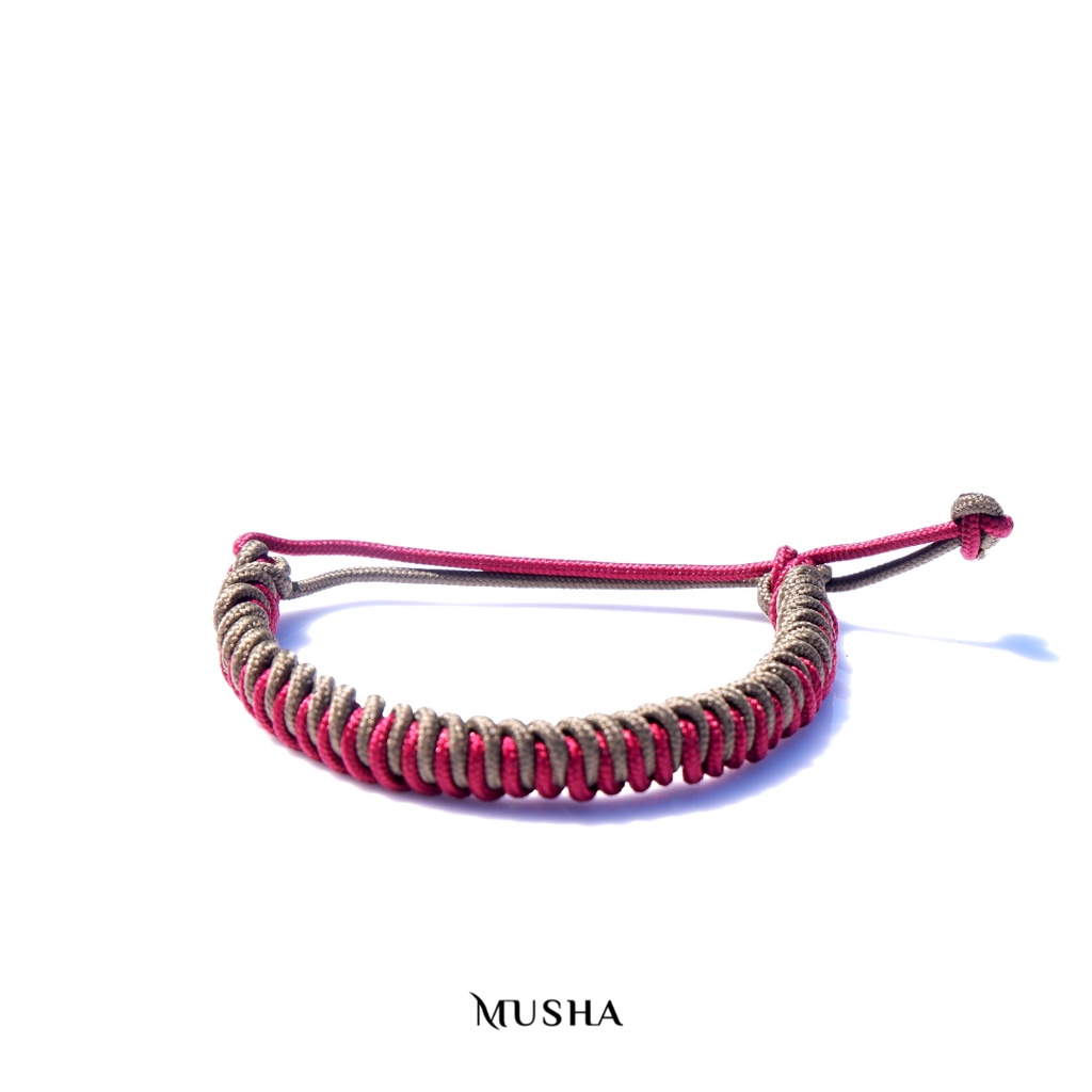 Musha Twisted Paracord Bracelet | Gelang Tali Gelang Pria