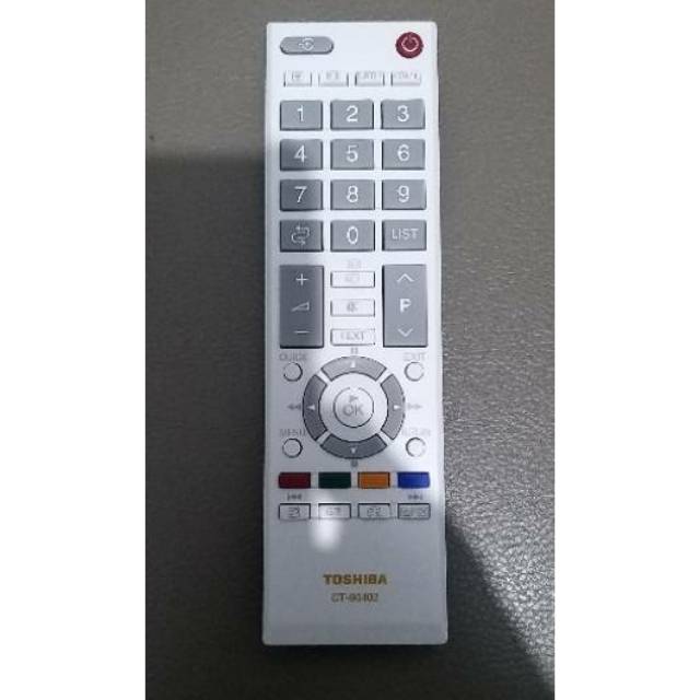 REMOTE / REMOT TV LCD/LED TOSHIBA CT-90380 ORIGINAL/ASLI