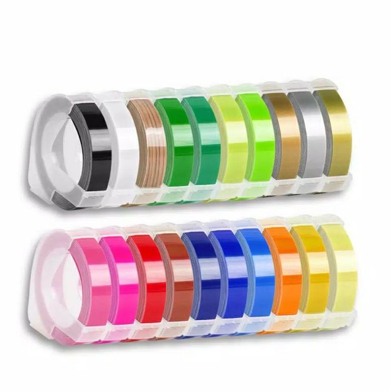 

[PRODUK YPHWZ] CIDY TAPE LABEL MAKER REFILL 9MM BISA UNTUK DYMO DAN MOTEX AC8