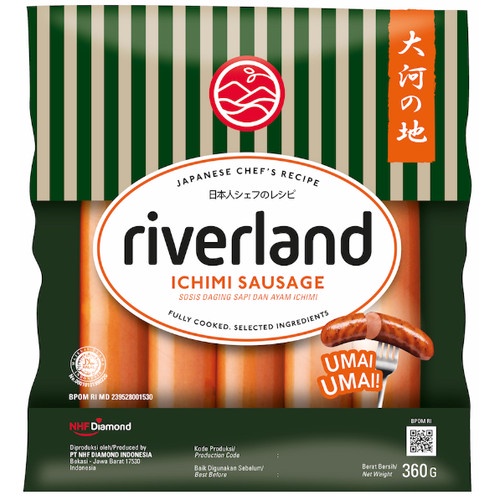 Riverland Ichimi Beef Sausage / Sosis Sapi Pedas Ala Jepang 360gr