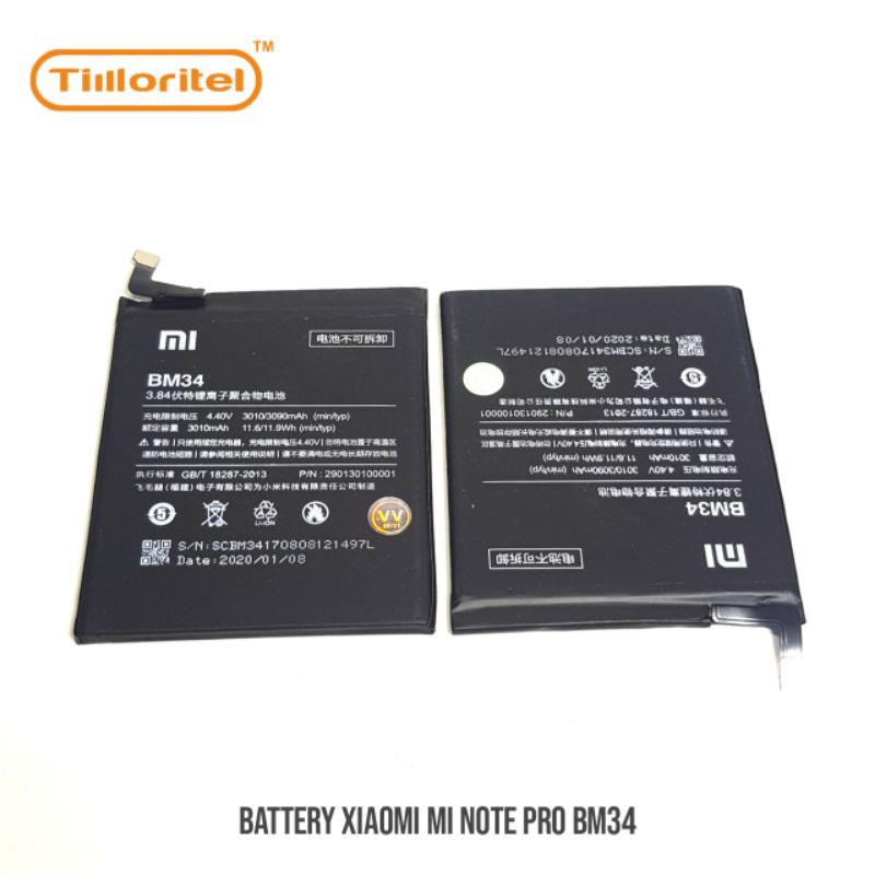 BATTERY XIAOMI MI NOTE PRO BM34