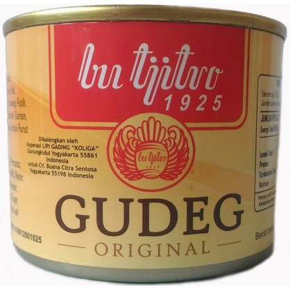 

Gudeg Kaleng Bu Tjitro Varian Original Asli Jogja - 210Gram