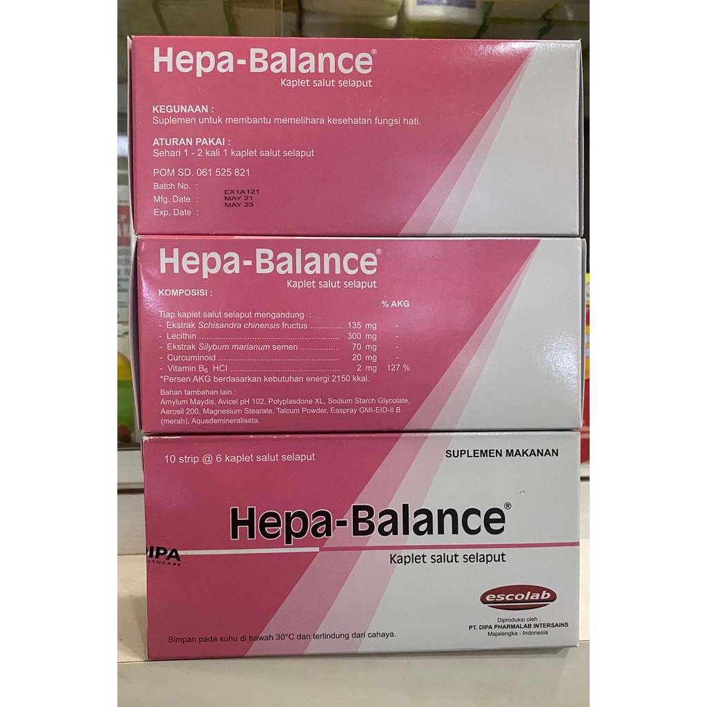 Hepa-Balance Perstrip isi 6 Tablet / Hepabalance / Hepa Balance