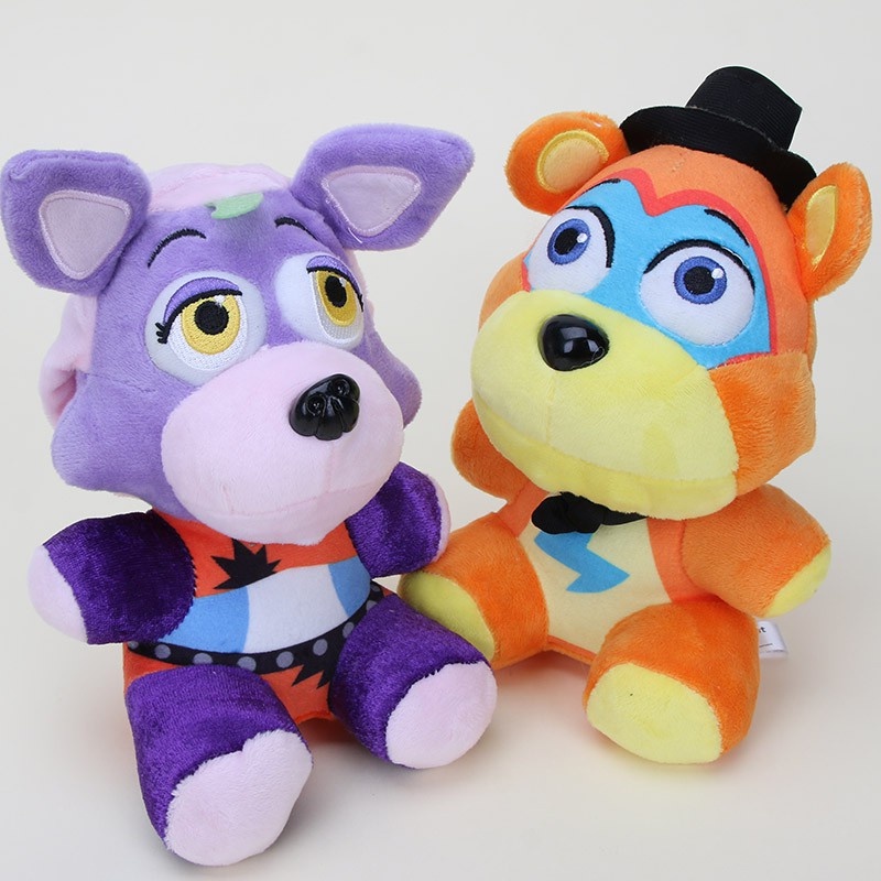 Mainan Boneka Stuffed Plush Five Nights At Freddy 's 4 FNAF Glamrock Freddy Chica Vannie 20cm - 18cm Untuk Hadiah Anak