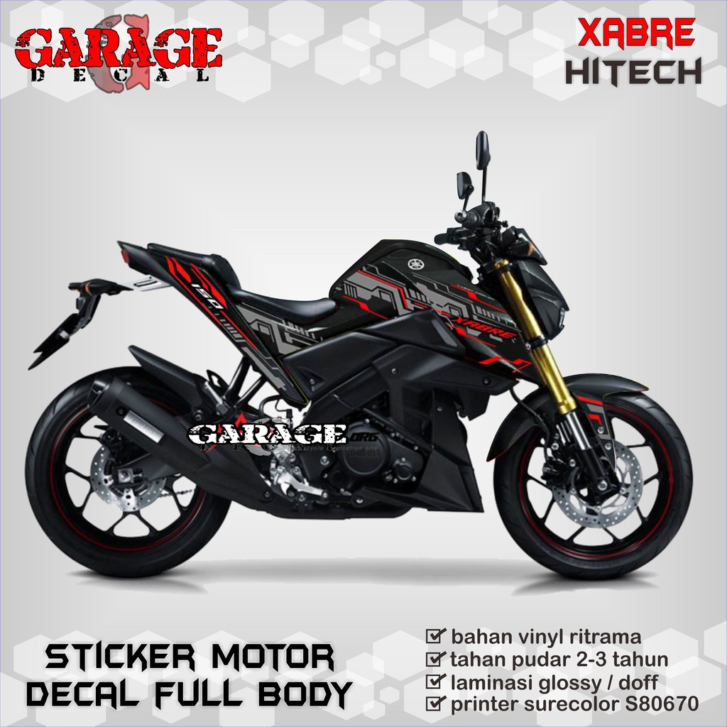 Decal Xabre full body / dekal xabre full body / stiker xabre full body Hitech