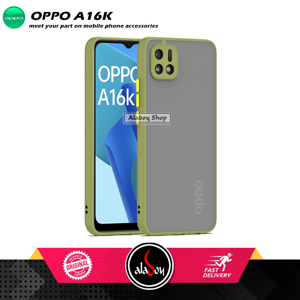 Case OPPO A16K Hard Case AERO Protection Camera Premium Casing