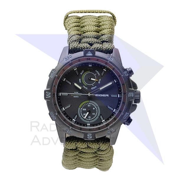 Jam Tangan EIGER1989 PRINCETON MACW WATCH Black Hitam 91000 6888  Original MURAH AWET KECE BANDUNG