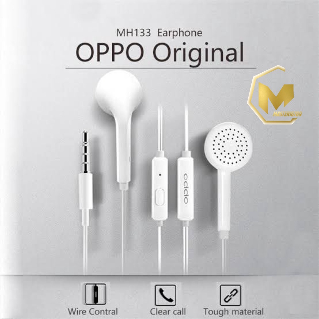 Headset Oppo Original 100% Headset Oppo F9 F7 F5 F3 A15 a5 A9 F11 pro F1s A71 A83 A37 A3s MA2012