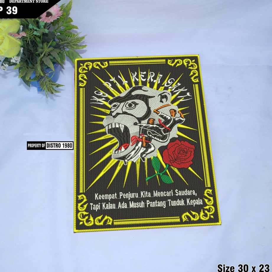 BED PUNGGUNG BORDIR IKS.PI KERA SAKTI BP 39