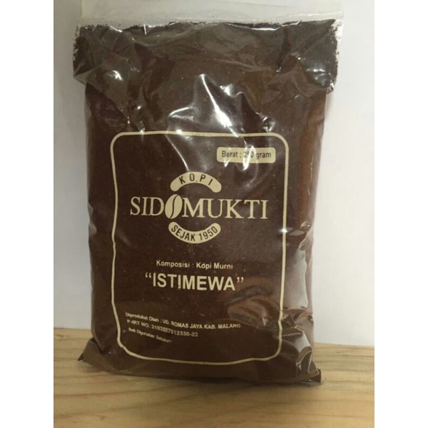 

Kopi Bubuk Asli Sido Mukti 250gr