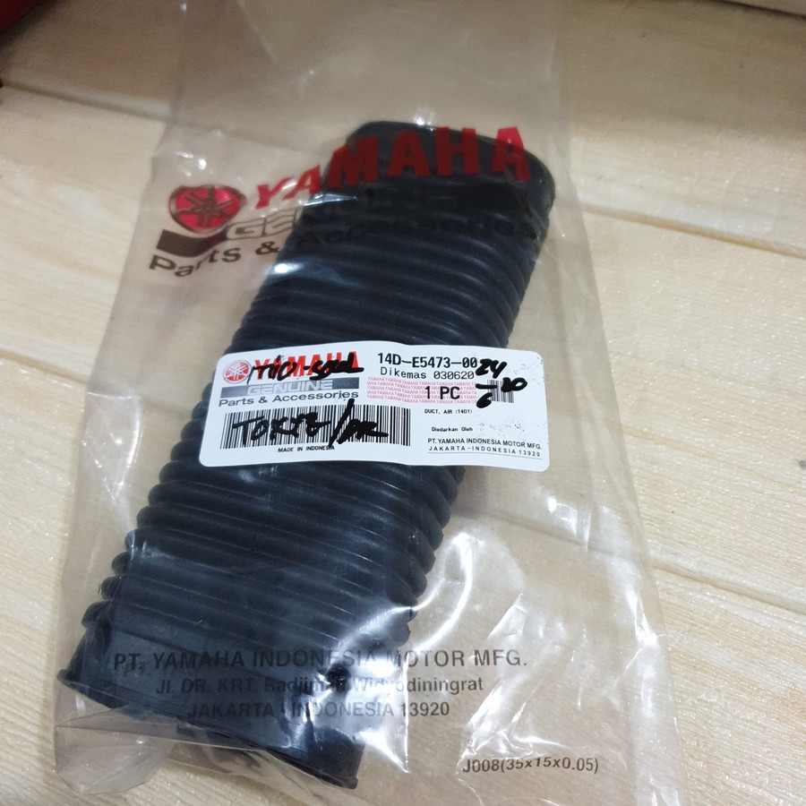 SELANG HAWA CVT MIO SOUL FINO KARBU 14D-E5473-00 ORI ASLI YGP