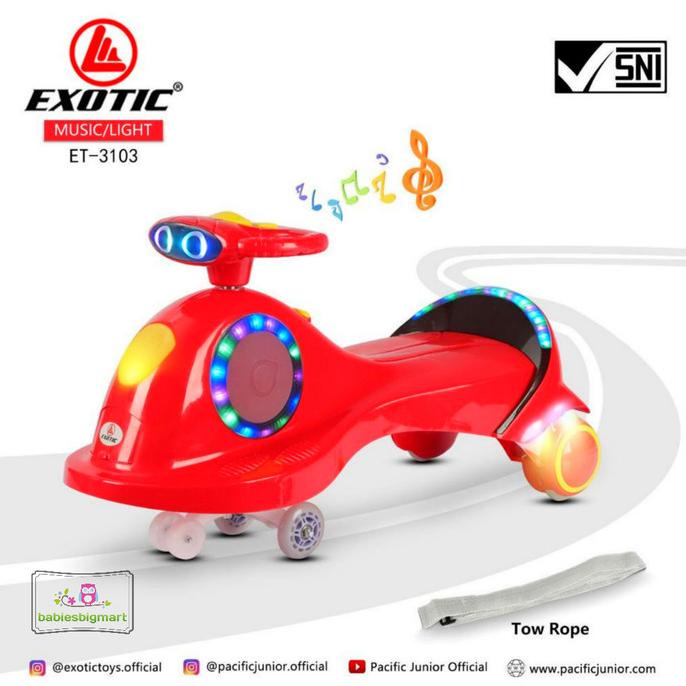 Mainan anak Swing Car mode Ride On Exotic ET 3103