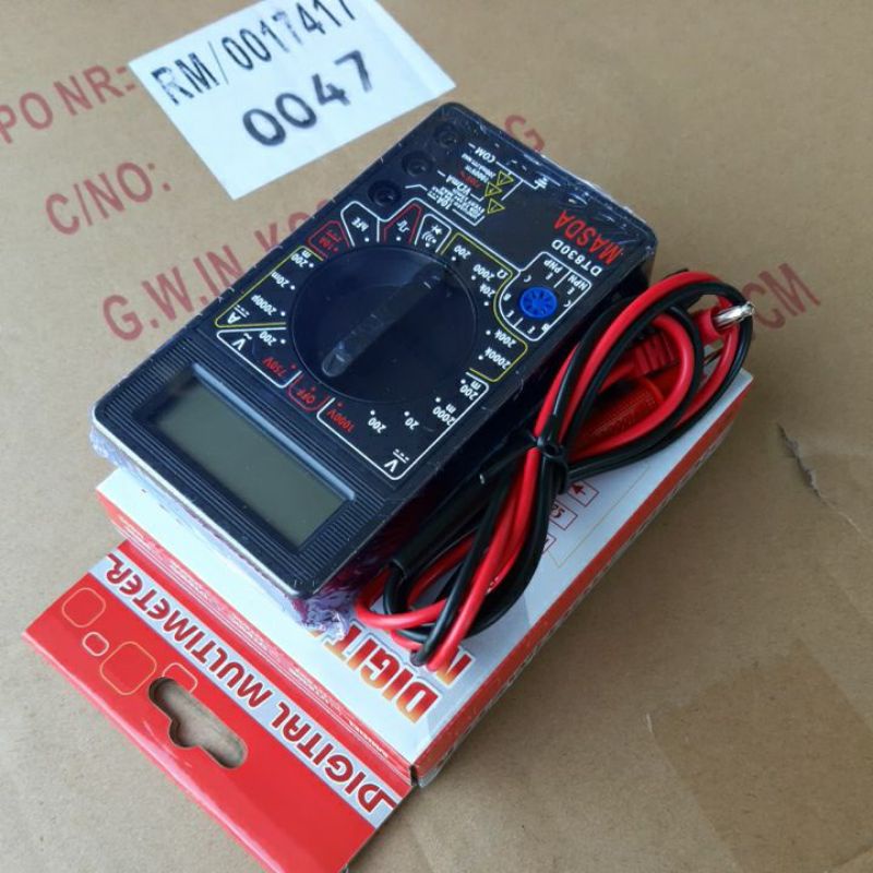 MULTIMETER DIGITAL TESTER DIGITAL MASDA DT830B /DT830D