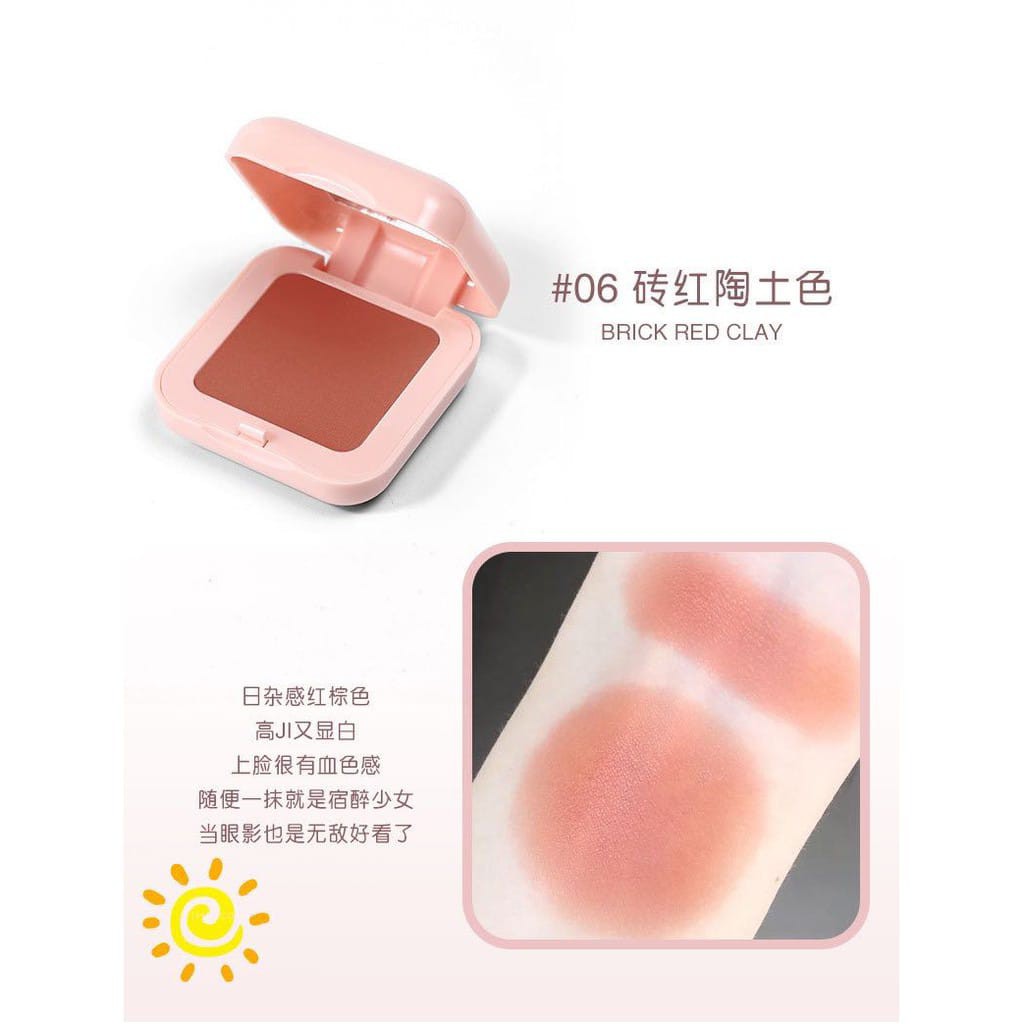 Lameila Candy Natural Orange Rouge Blush 6 Color Choose to X4C0 LS 3042