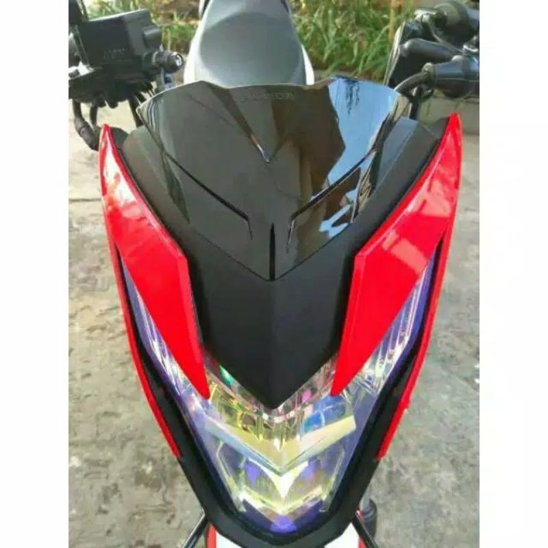 Cover pelindung radiator + Visor Honda SONIC 150 R Original Ahm