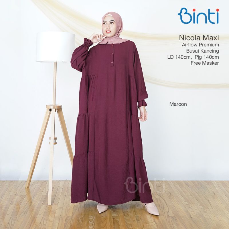 veisya Maxi jumbo gamis jumbo gamis airflow premium ld 140 by binti