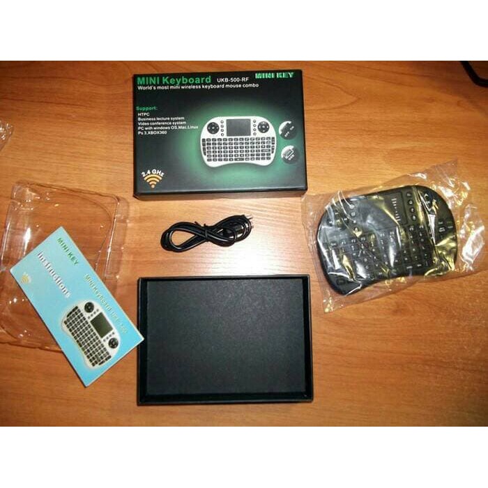 Ready Stok PAKET TX3 MINI 2GB 16GB ANDROID TVBOX Mini Wireless Keyboard UKB500 RF Berkualitas