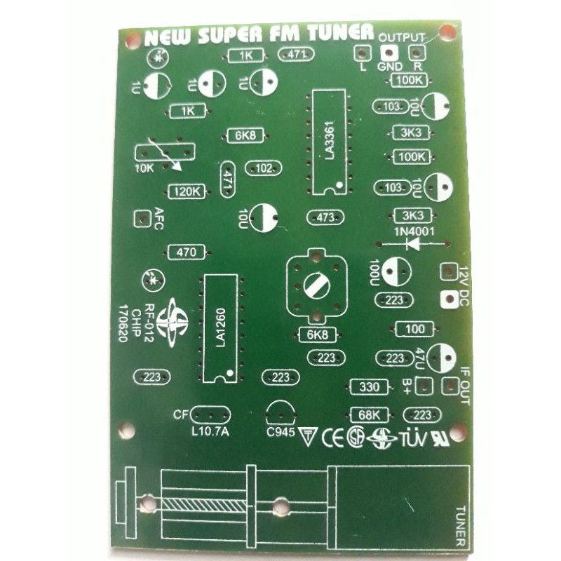 PCB Super Tuner FM Radio 012p
