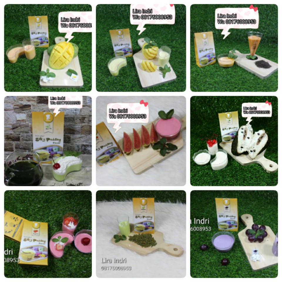 

Silky puding Cielov / Puding sutra Cielov / Puding puyo / Puding kekinian / Original