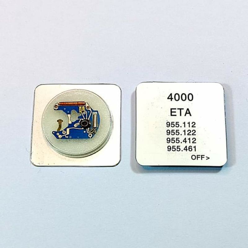 IC MESIN JAM ETA 4000 IC JAM SWISS ETA 955.112/122/412/461 BIRU