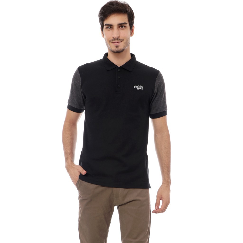Kaos Polo Kerah Original Black Horse