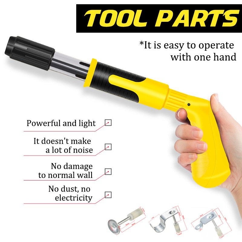 Alat Pistol Paku Tembak Beton / Nails Gun / Fastening Gun Pistol Untuk Paku Tembak Beton Baja / Alat Multifungsi