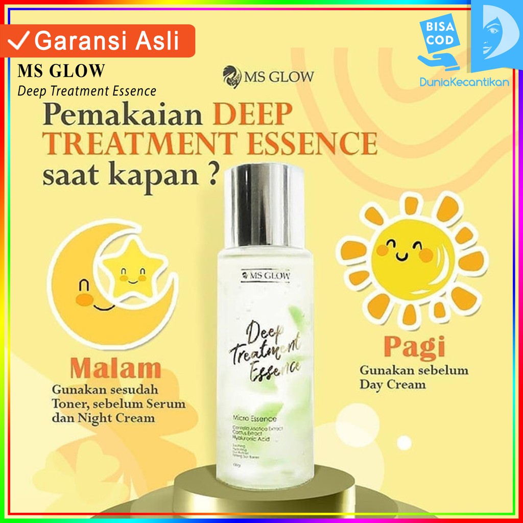 MS Glow Deep Treatment Essence Salmon DNA Serum / Deep Treatment Essence Centella Asiatica DTE DNA Salmon MsGlow Original