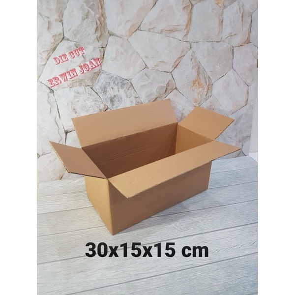 

Kardus / Box / uk. 30x15x15 cm Karton packing polos baru ST