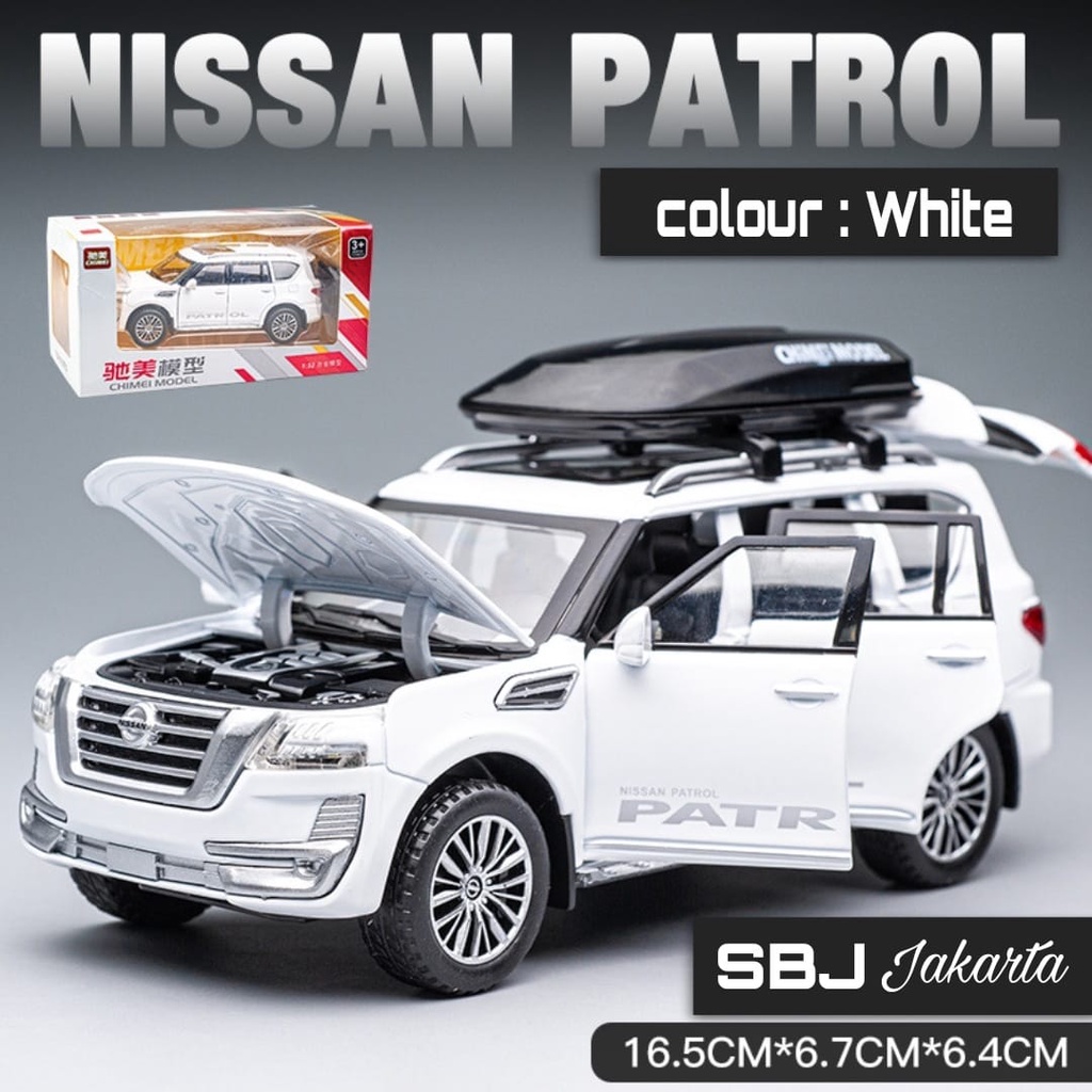 Diecast Miniatur Mobil NISSAN PATROL Skala 1:32 Metal Series