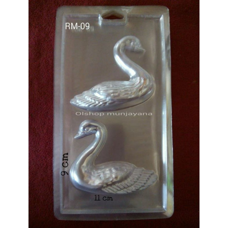 Cetakan Coklat Mika Karakter Angsa RM-09