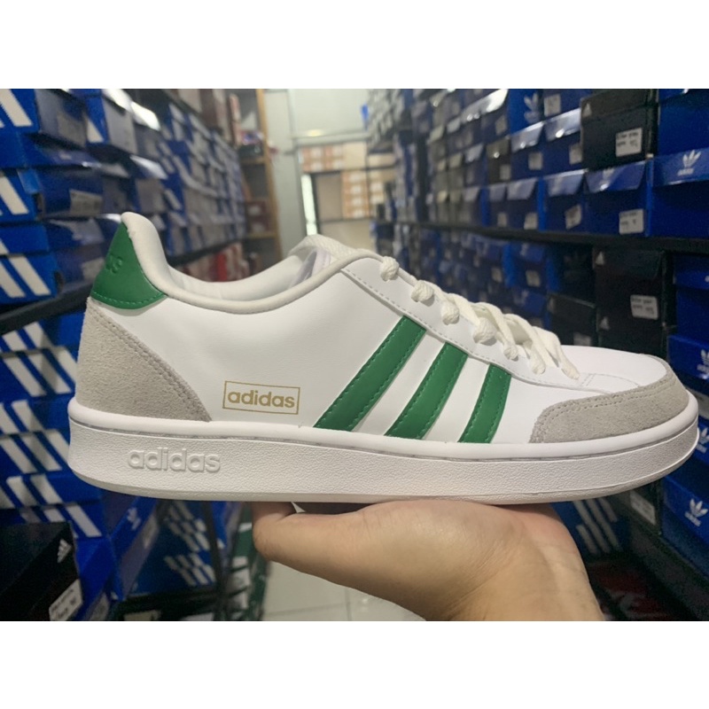 ADIDAS GRANDCOURT WHITE GREEN