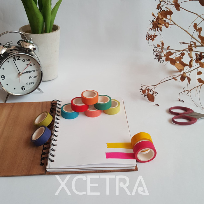 

Washi Masking Tape Colorful Sticker Scrapbooking Diary Adhesive Tape - ButterflyYellow