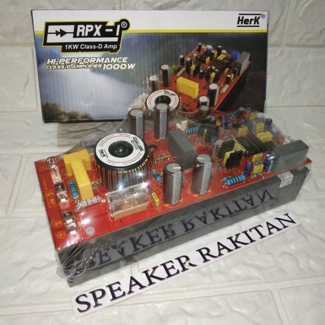 Kit Power Amplifier Mono Class D 1000Watt HERK RPX-1