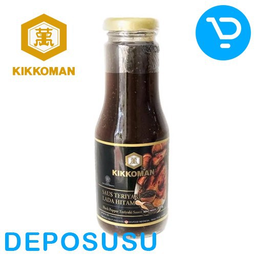 

Kikkoman Sauce Teriyaki Lada Hitam - Black Pepper Teriyaki Sauce 300gr