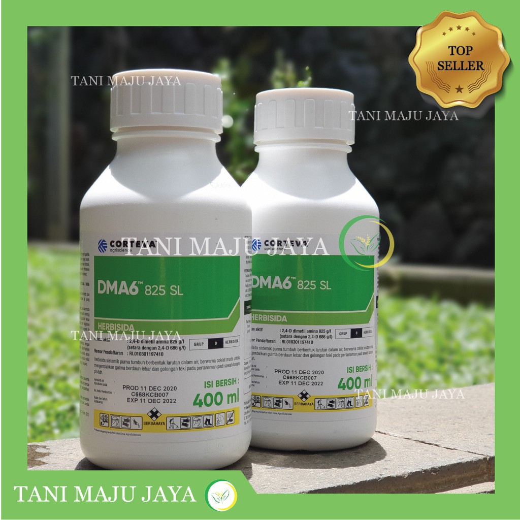 Herbisida DMA 6 825SL 400 ml Selektif Padi Obat Rumput Liar Pembasmi Gulma